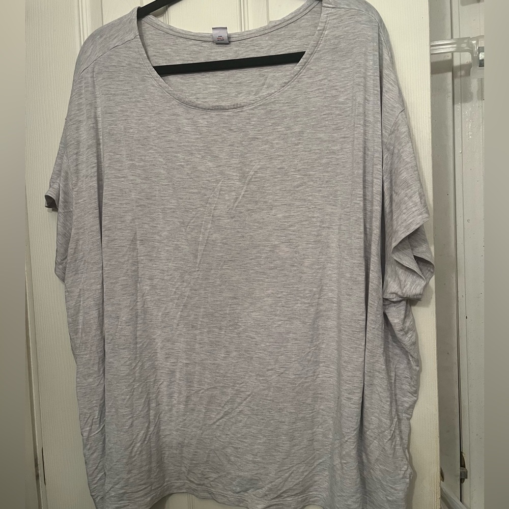 4X Old Navy Light Heather Gray Short Sleeve Tee